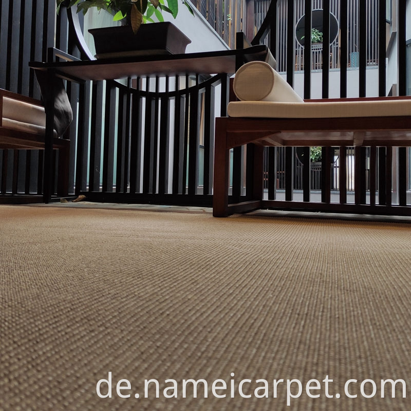 Natural Sisal Fiber Carpet Roll Wall To Wall Straw Carpet For Home Hotel Resort Office Floor Decoration 196